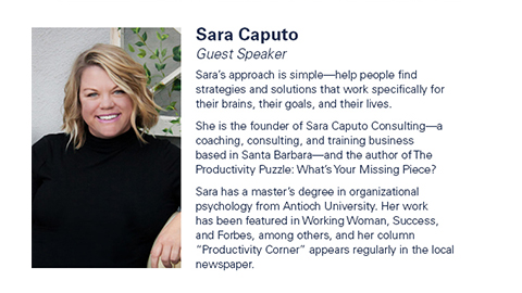 Organizing Your Workflow Video with Guest Speaker Sara Caputo
