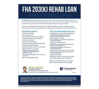 FHA 203(k) Loan