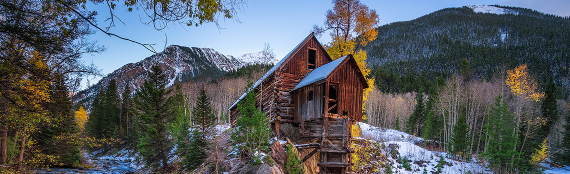 Historic Crystal Mill in Colorado