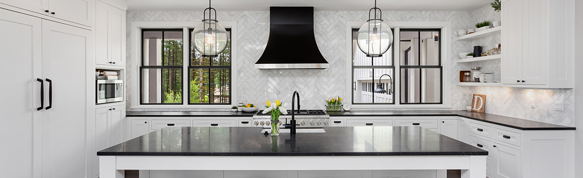 Modern, renovated kitchen
