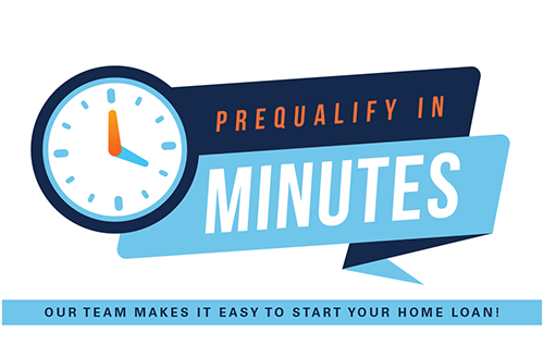 Prequalify in Minutes Flyer. Our Team Makes It Easy to Start Your Home Loan!