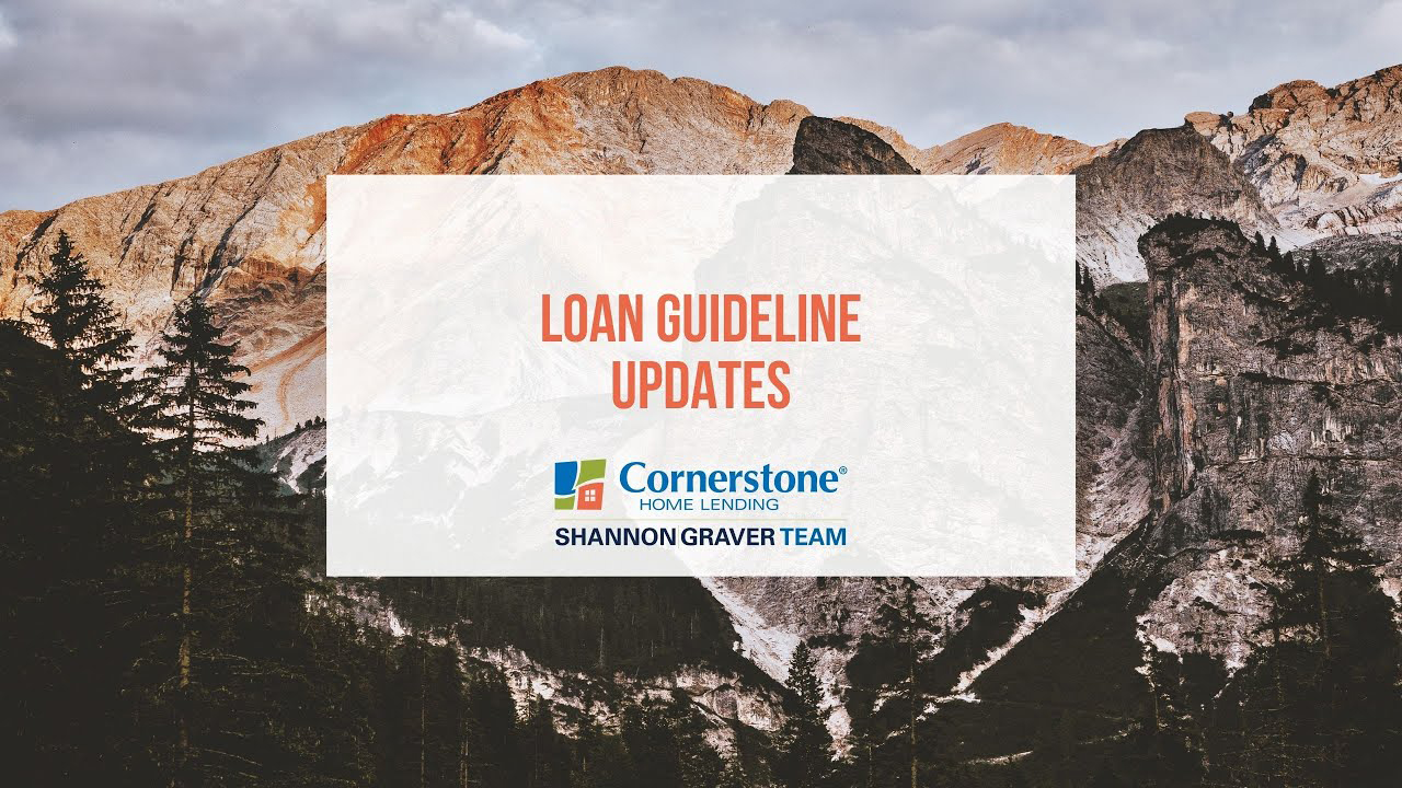 Loan Guideline Updates