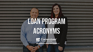 Loan Program Acronyms Video